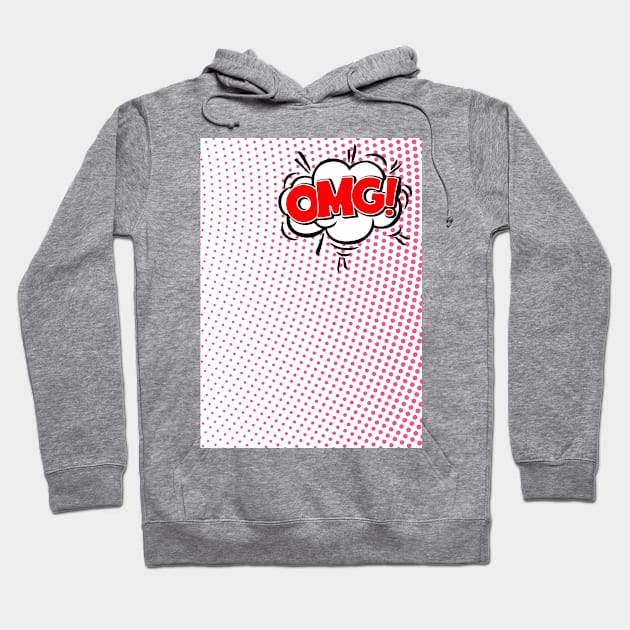 Omg! Comic Book Effects Hoodie by babydollchic